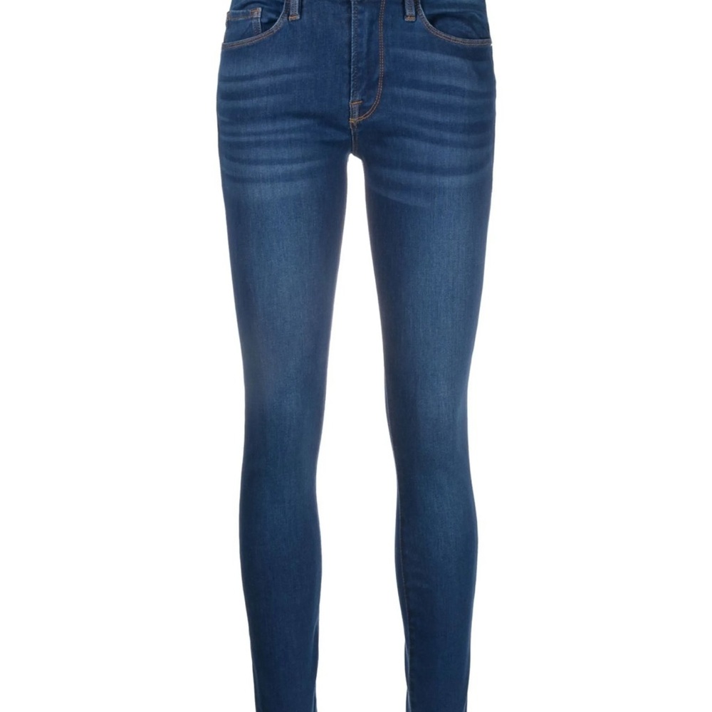 Frame Denim Women's Deep Blue Skinny Jeans